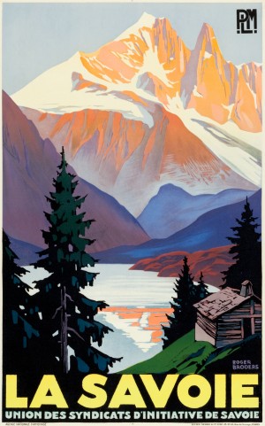 La Savoie French Travel Poster